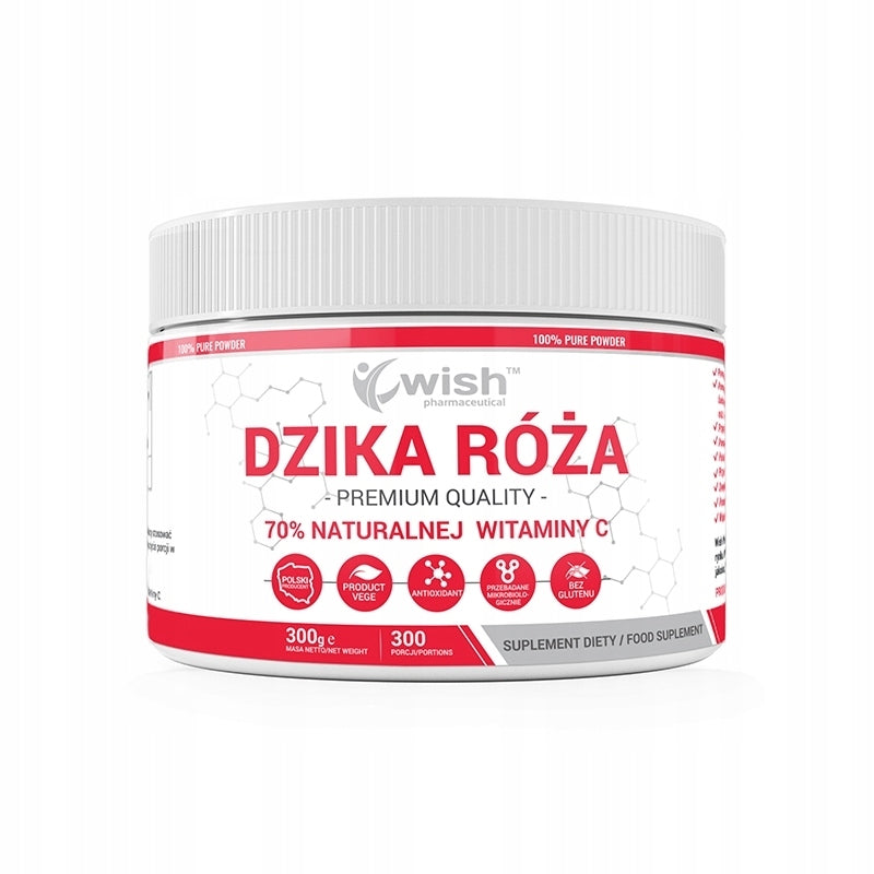 Wish Pharmaceutical wild rose 70% vit C powder 300g