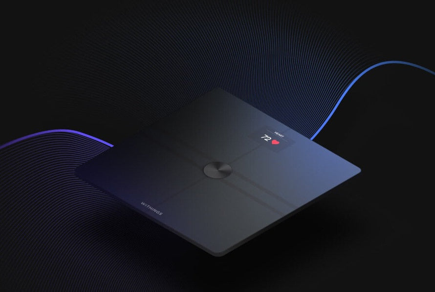 Withings Body Comp weight analysis of body and nervous system composition black Brand Withings