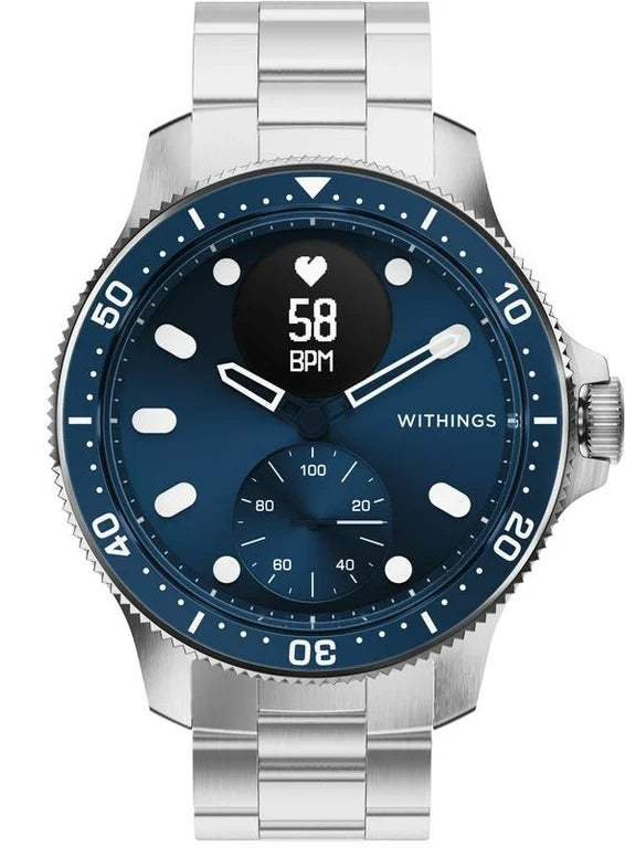 Withings Nova smartwatch sapphire glass with heart rate measurement SPO2 ECG
