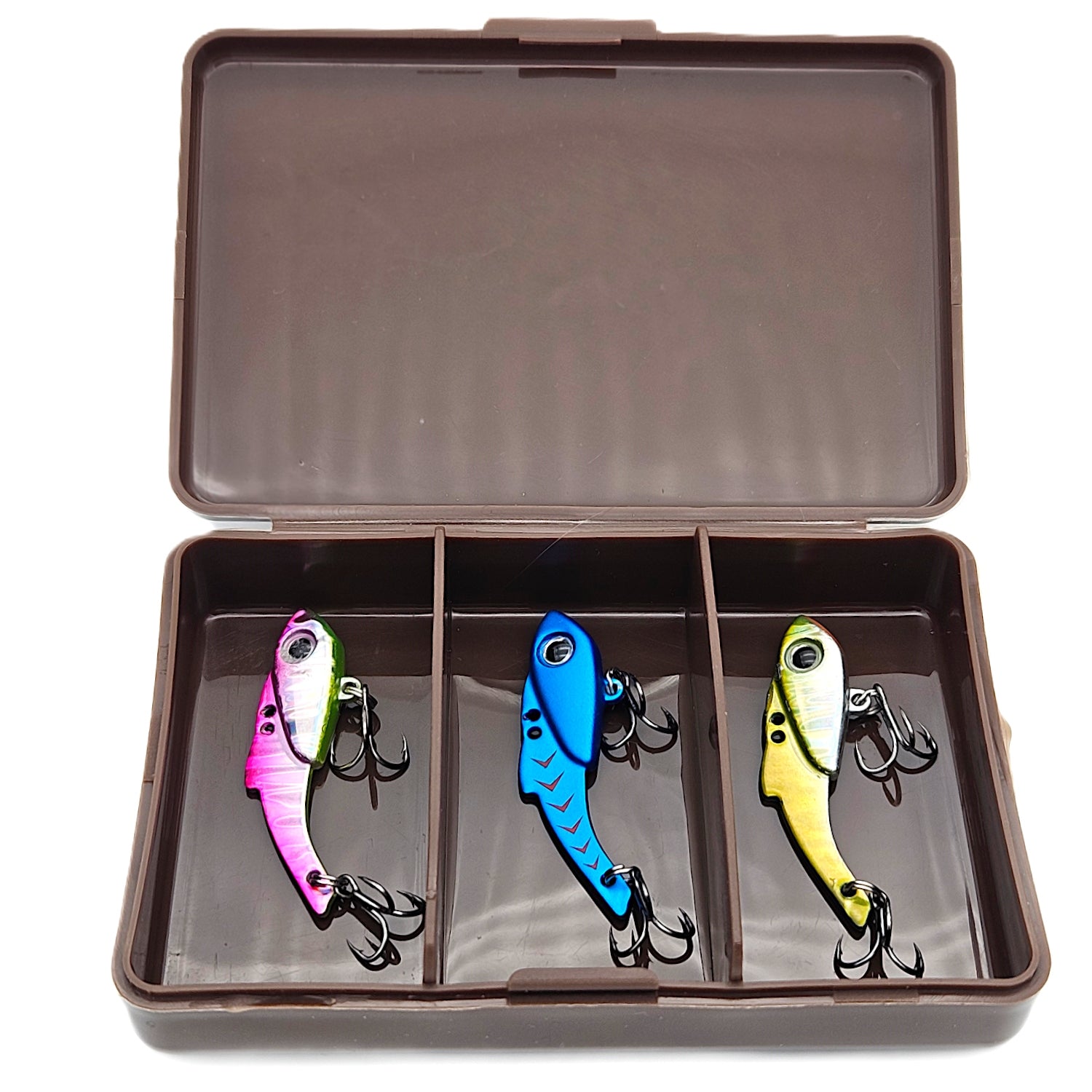 Wobbler for Trout Perch Bolenia 7cm + Spinners 5cm Lures Set VIB 6pcs Fishing method marine and surfcasting Ice spinning Trolling universal