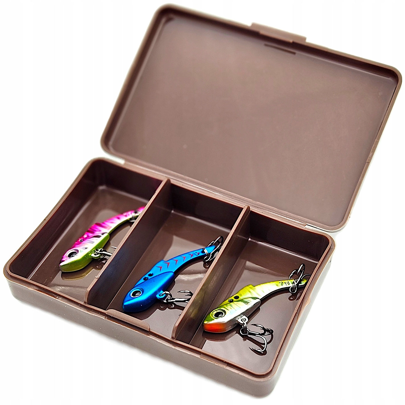 Wobbler for Trout Perch Bolenia 7cm + Spinners 5cm Lures Set VIB 6pcs Manufacturer code Spinning-VIB-SI-070-B6-MIX Pstrągowy Trociowy