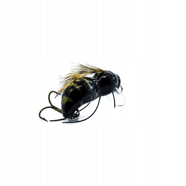 Wobbler for chub Smużak bee black Wasp Engima 3,5cm 2,5g Brand Engima