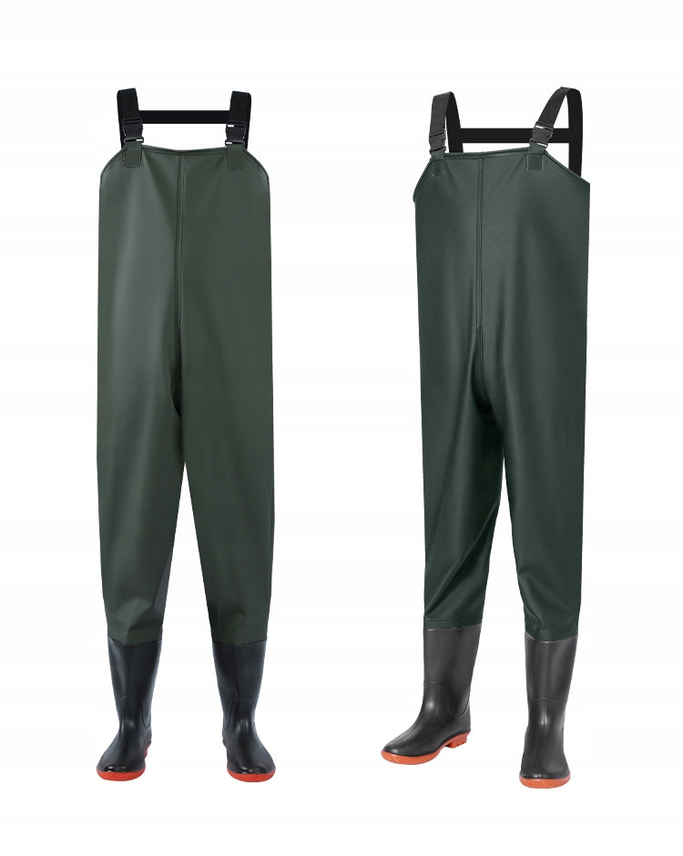 Wodery Bottoms Fishing Pants, Reinforced + Harness + Insoles -46
