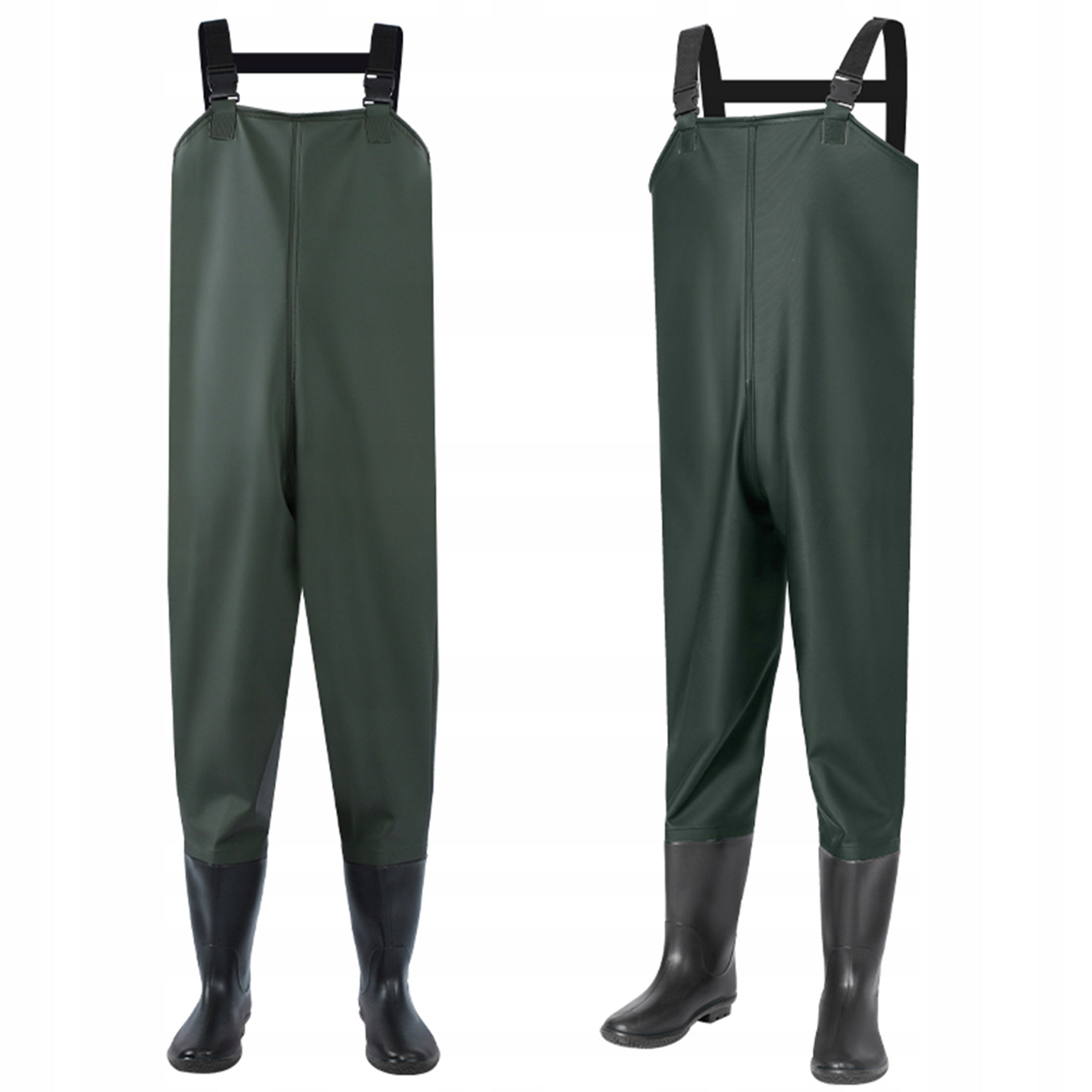 Wodery Bottoms Fishing Pants, Reinforced + Suspenders + Inserts -40 Packaging status original