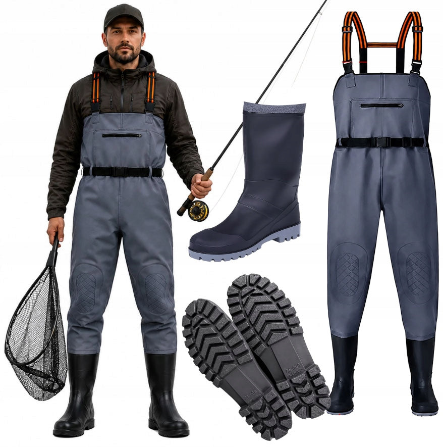 Wodery Bottoms Fishing Pants Rubber Fishing Working Protective 43 Brand no brand