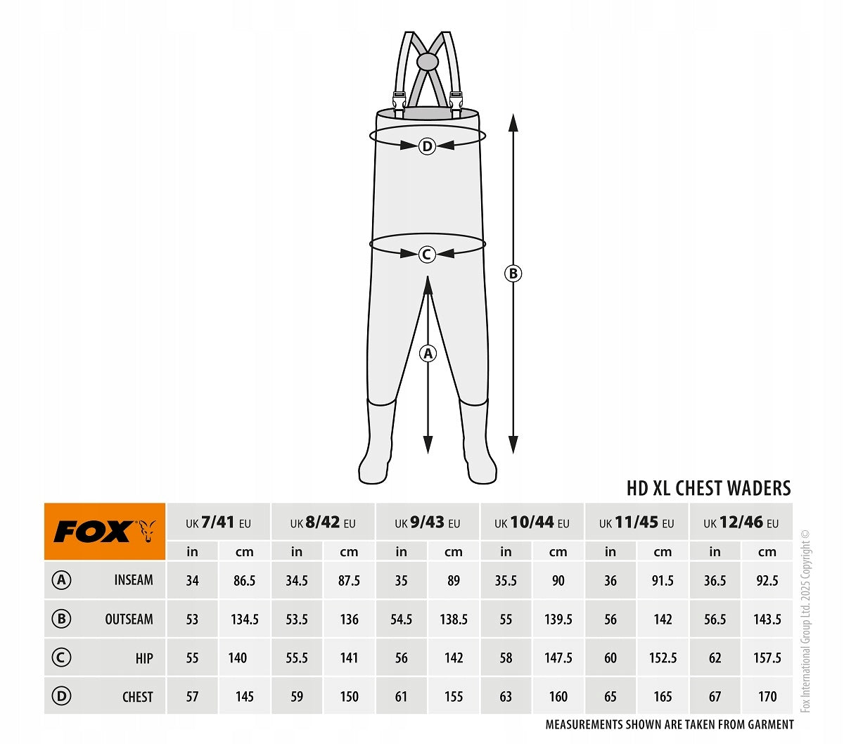 Wodery Fox Khaki Hd Xl Waders Roz 44 Color other