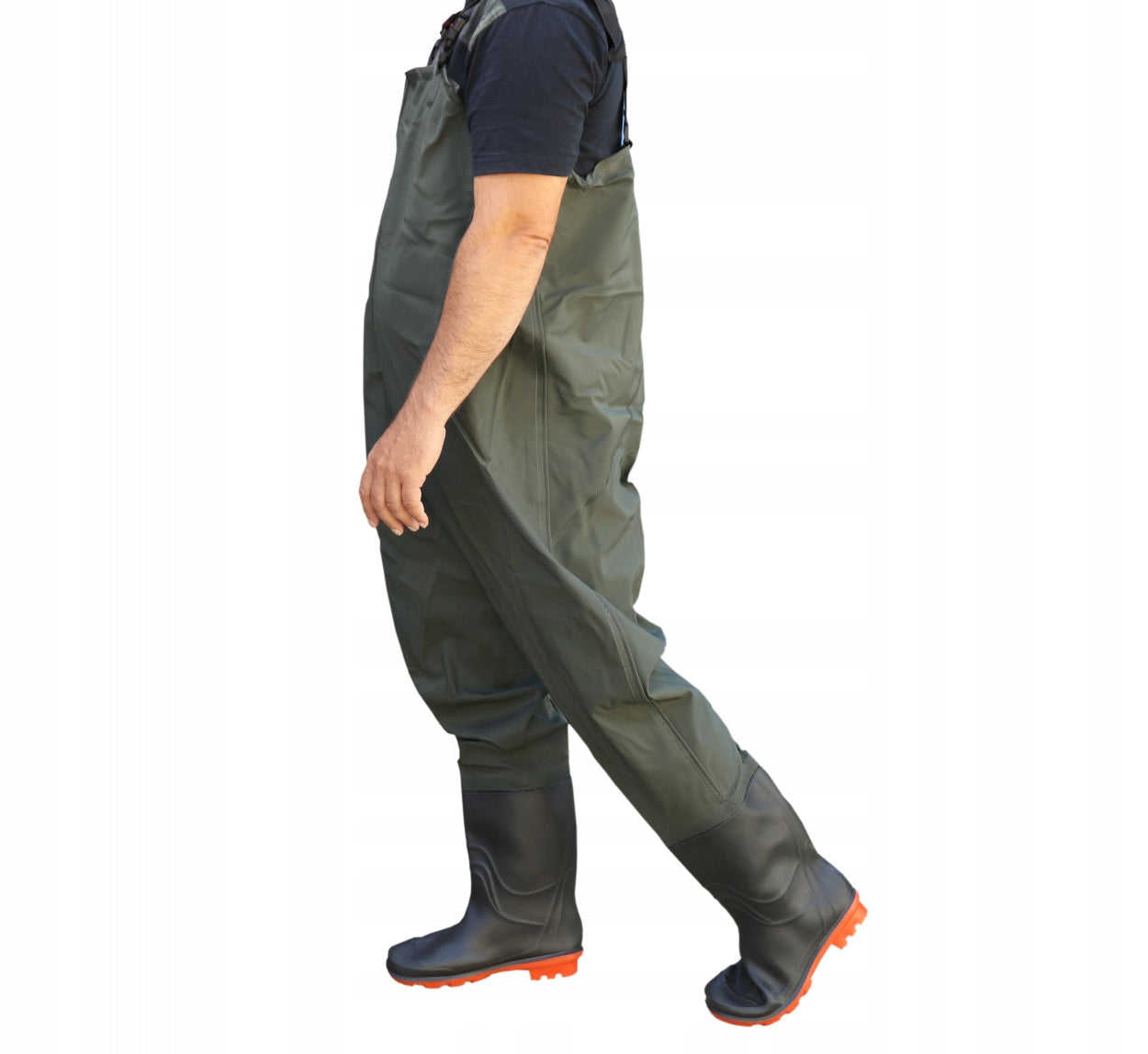 Wodery Proffesional Fishing Bottoms, Strong + Harness + Inserts - 45 Kind high (up to chest)