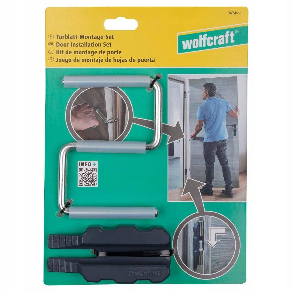 Wolfcraft 3674000 Door Wing Mounting Kit for Door Carrying
