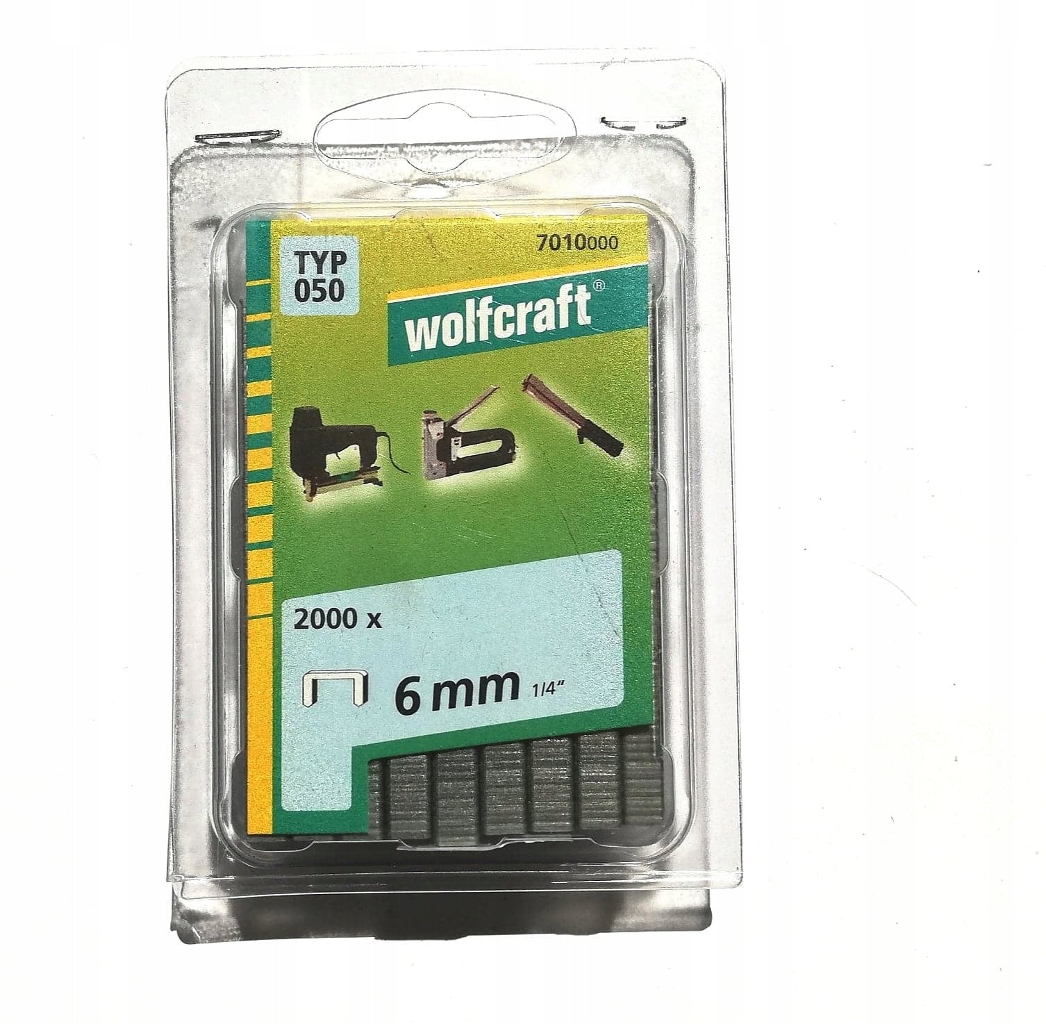 Wolfcrat Staples Type 050 6 mm 2000 pieces