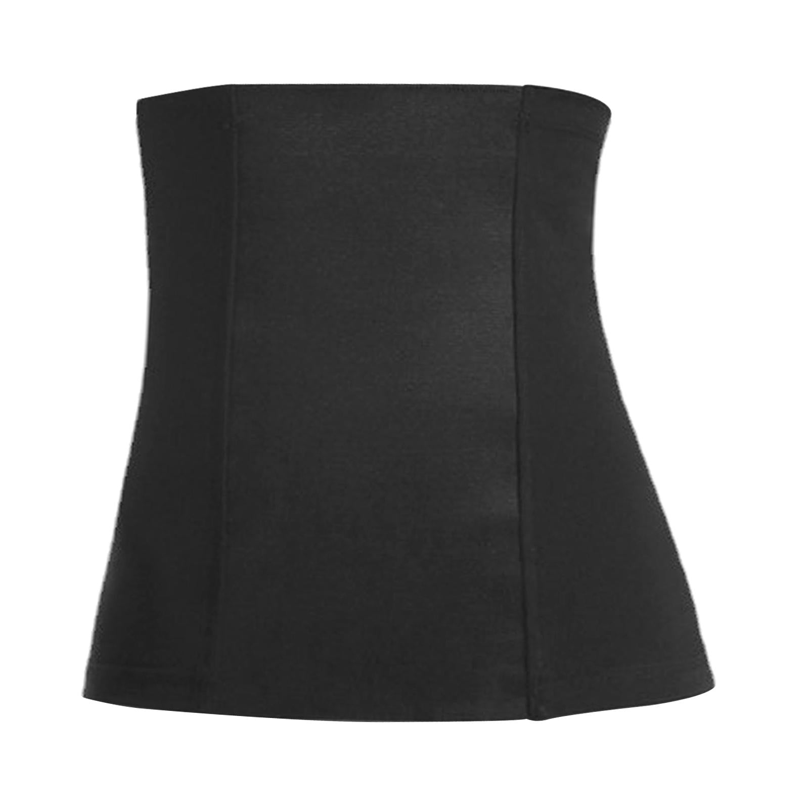 Women Waist Trimmer Belly Corset Body Shaper Fat Burner Thermo Girdle XL Color black
