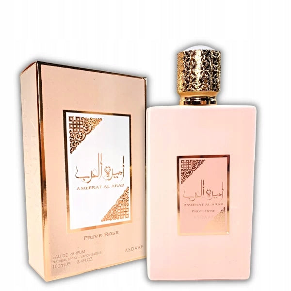 Women's Arabic Rose Perfume Asdaaf Ameerat Al Arab Prive Rose EDP 100ml Packaging status original