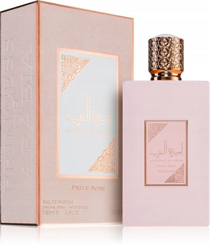 Women's Arabic Rose Perfume Asdaaf Ameerat Al Arab Prive Rose EDP 100ml