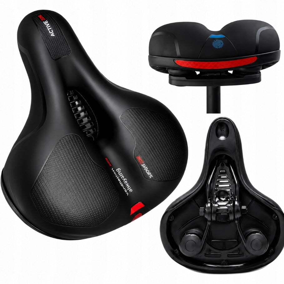 Women's BICYCLE SADDLE Men's Soft Wide SPRINGS Comfortable Packaging status original
