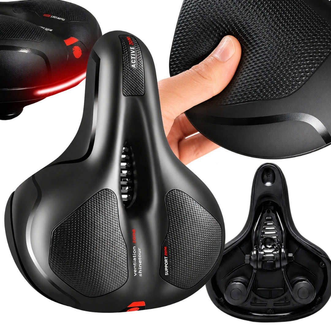 Women's BICYCLE SADDLE Men's Soft Wide SPRINGS Comfortable