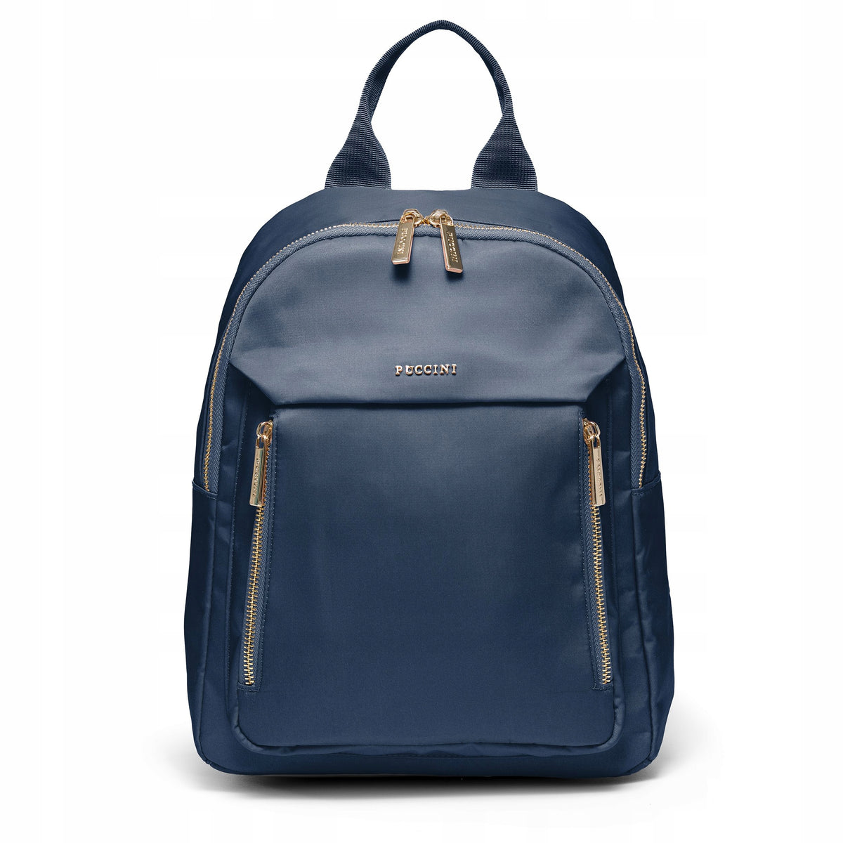 Women's Backpack City School Work Office Navy Blue PUCCINI PM9033-7A Brand PUCCINI