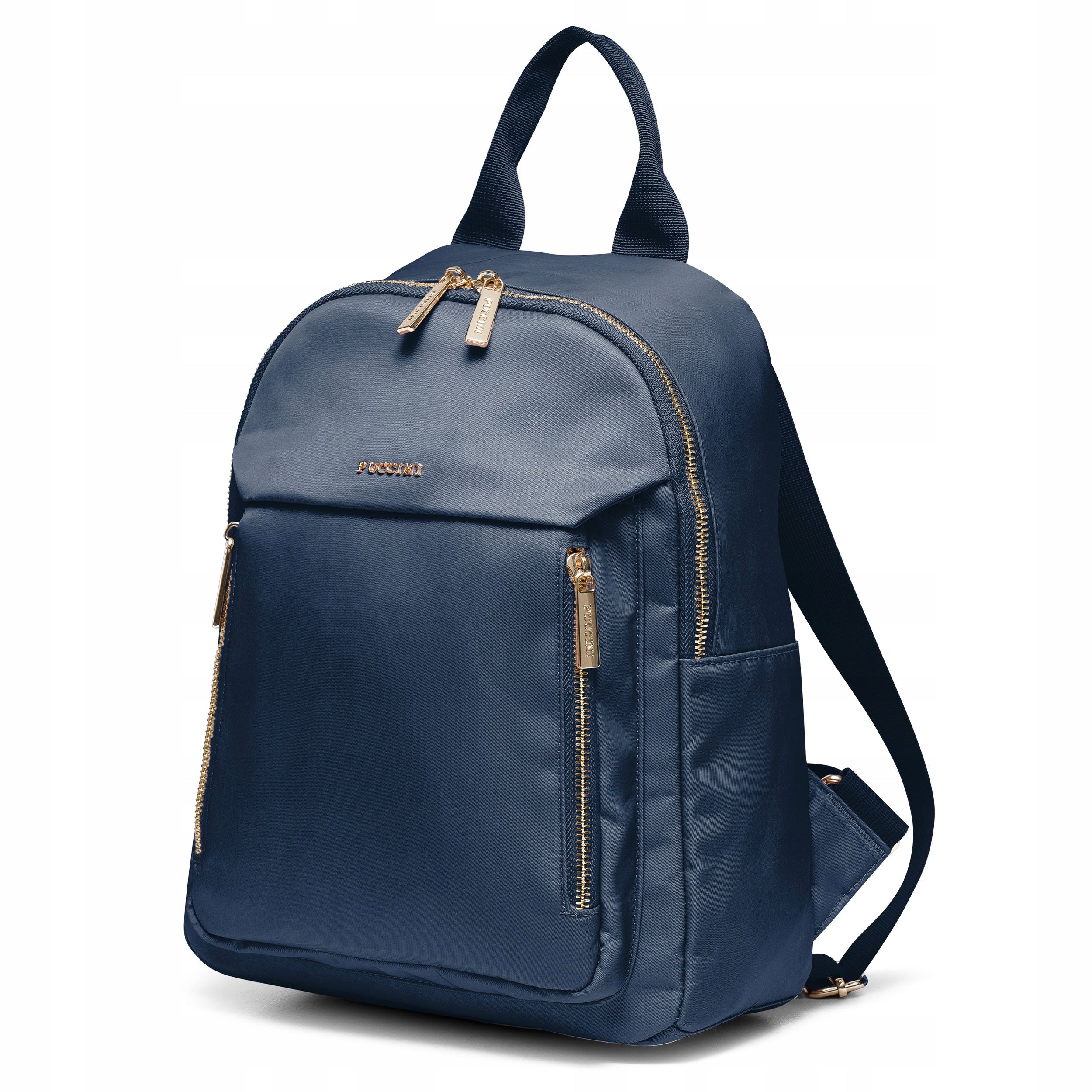 Women's Backpack City School Work Office Navy Blue PUCCINI PM9033-7A