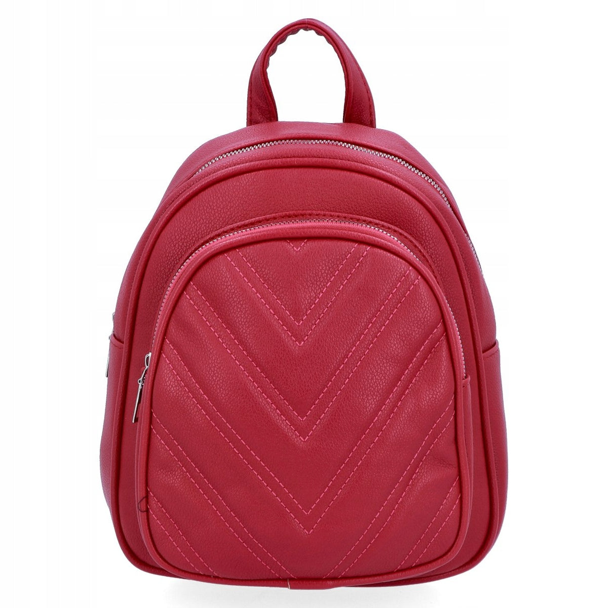 Women's Backpack Leather Urban Fashionable Fuchsia Herisson 1202H523 Brand HERISSON
