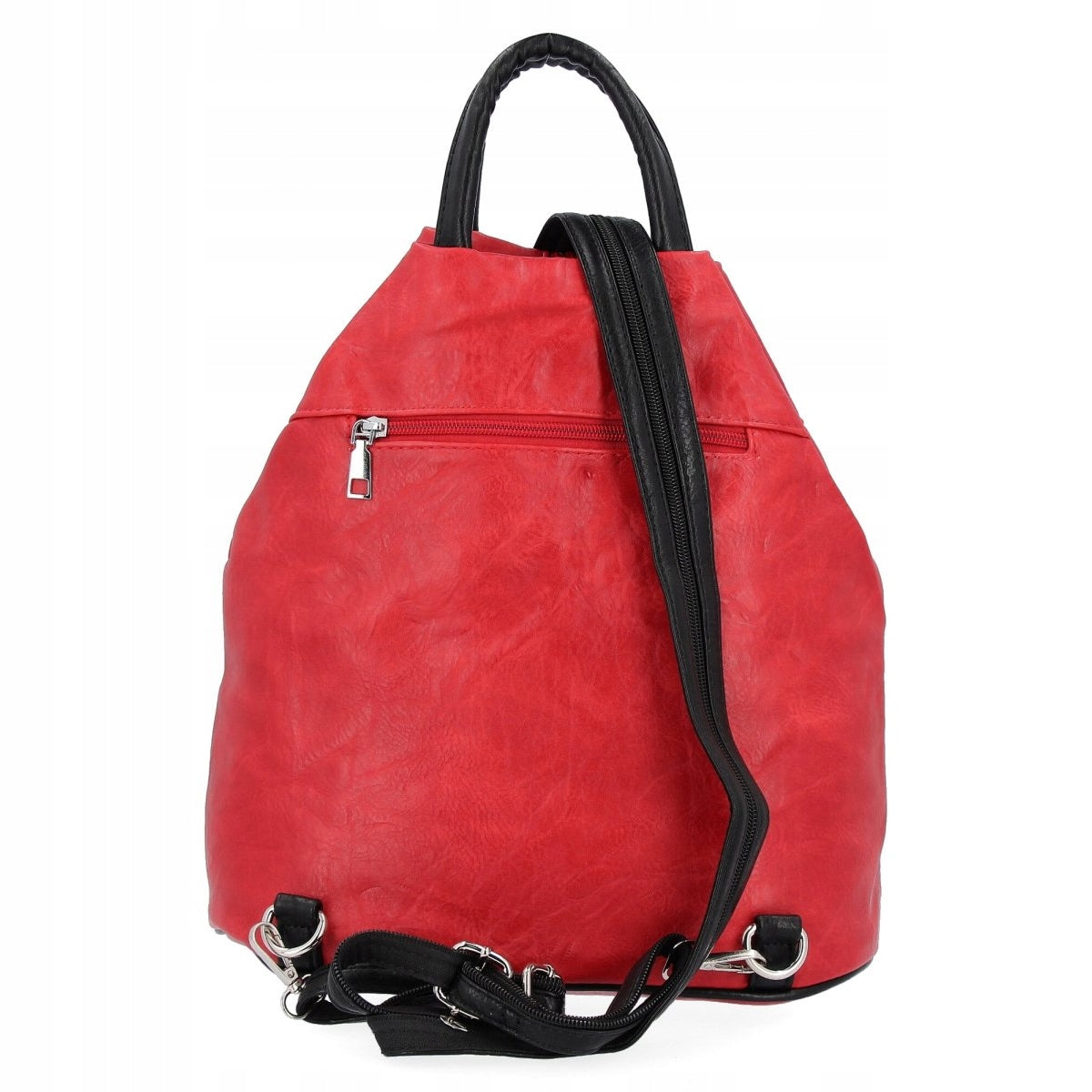 Women's Backpack Leather Urban Universal Backpack Red Hernan HB0195 EAN (GTIN) 5904865626779
