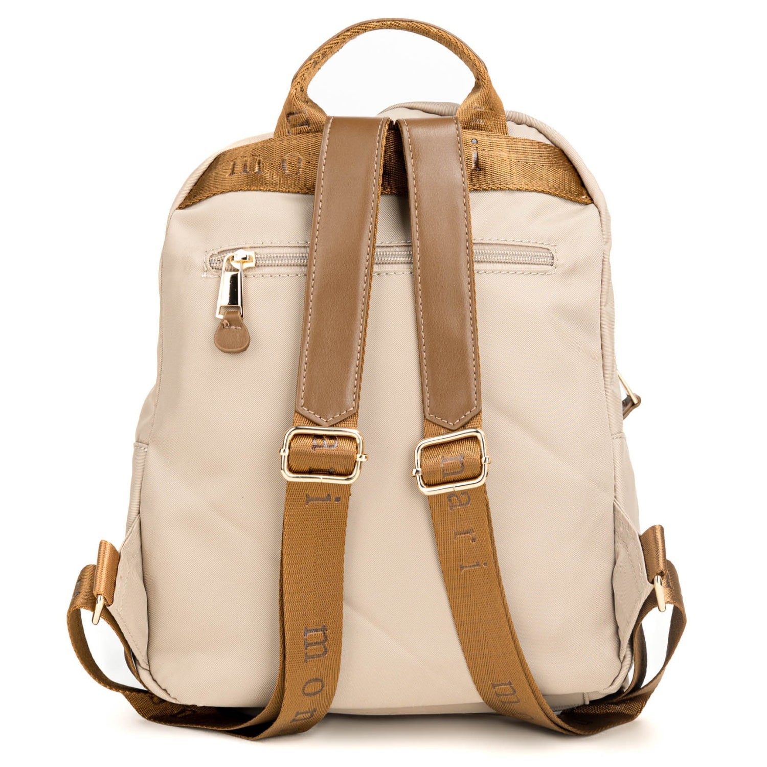 Women's Backpack MONNARI BAG1350 Beige Elegant Urban Backpack Brand Monnari