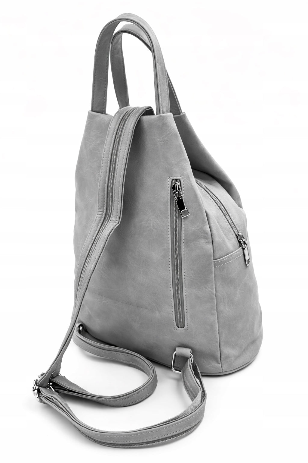 Women's Backpack Marco Contti Elegant Backpack Bag Grey Packaging status original