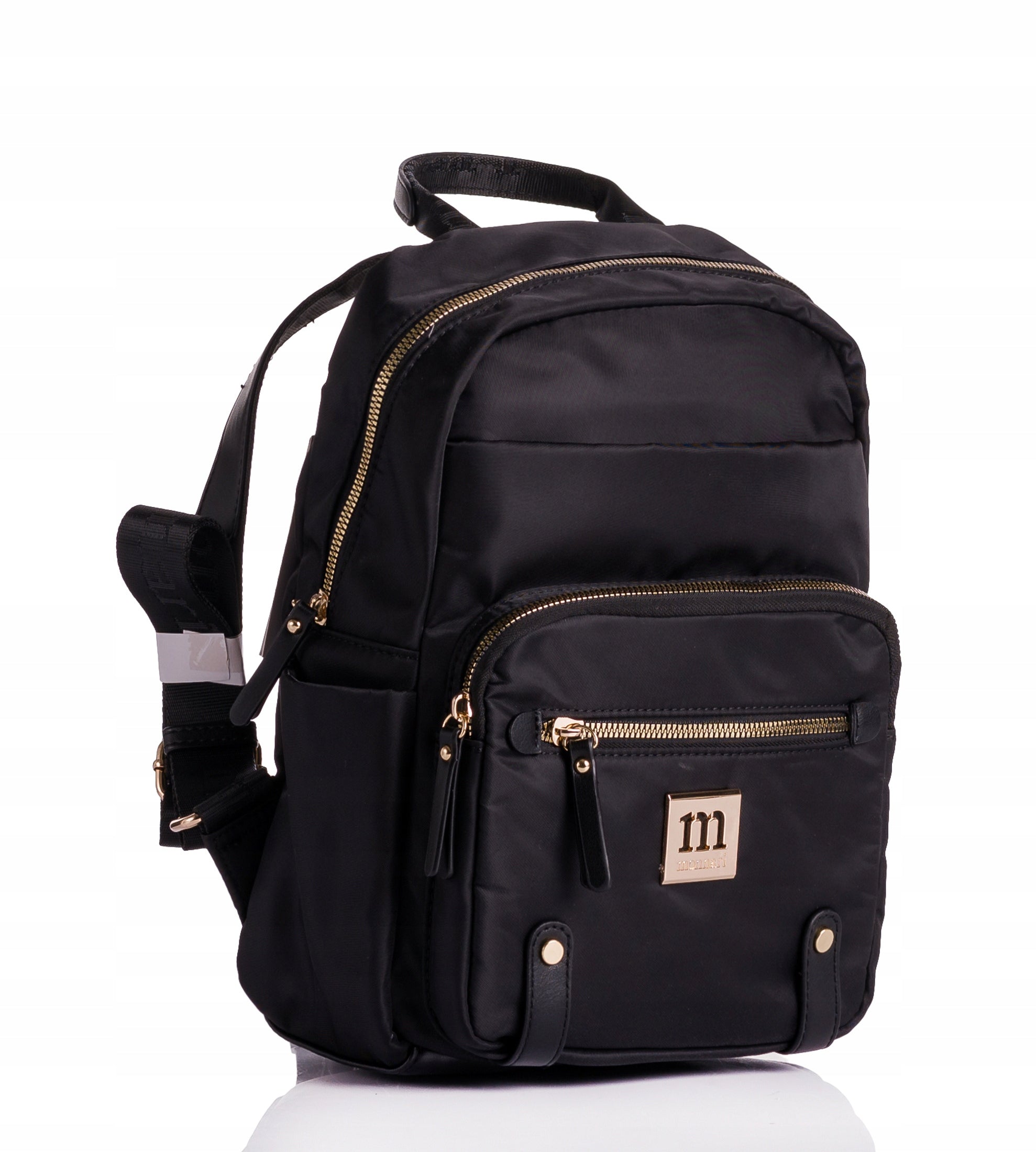Women's Backpack Monnari Urban Black Logo Practical Stylish Urban Brand Monnari