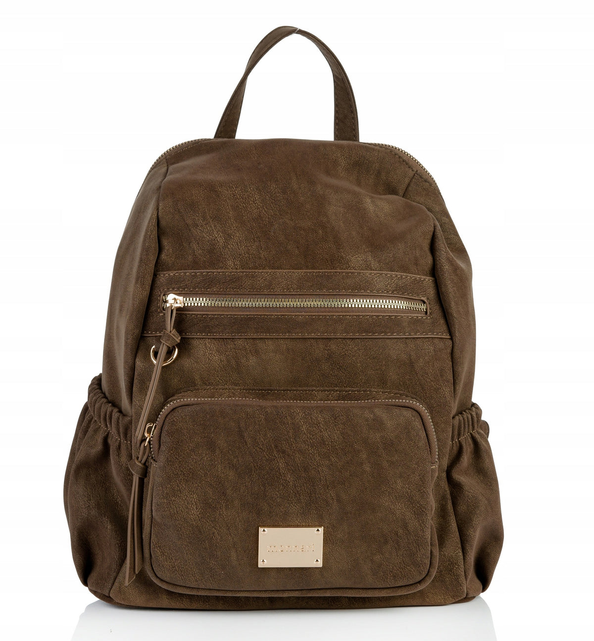 Women's Backpack Monnari Urban Logo Practical Stylish Urban Brown