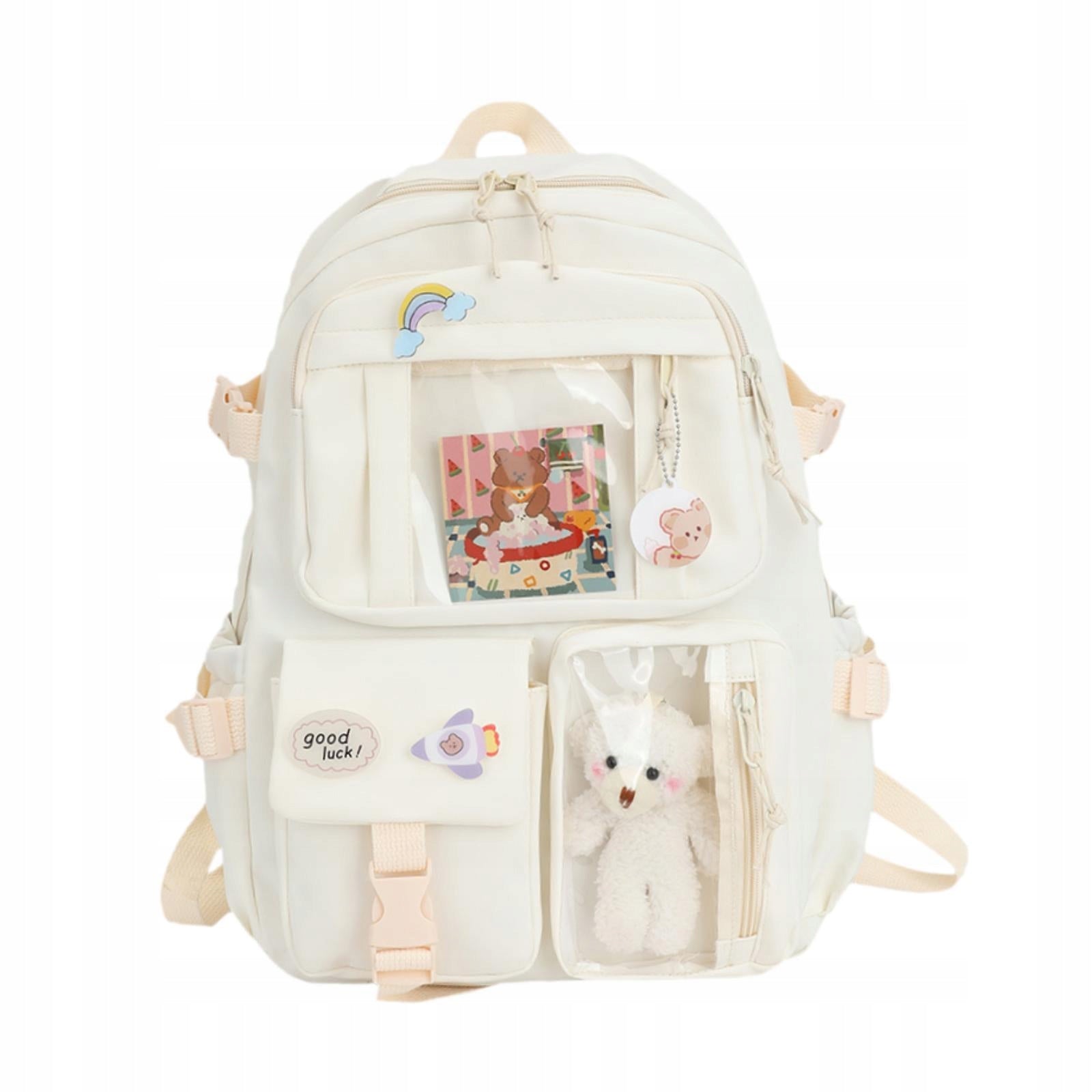 Women's Backpack Nylon Bag Portable Day Backpack for Birthday for St. Number of pieces in the package 2 pcs