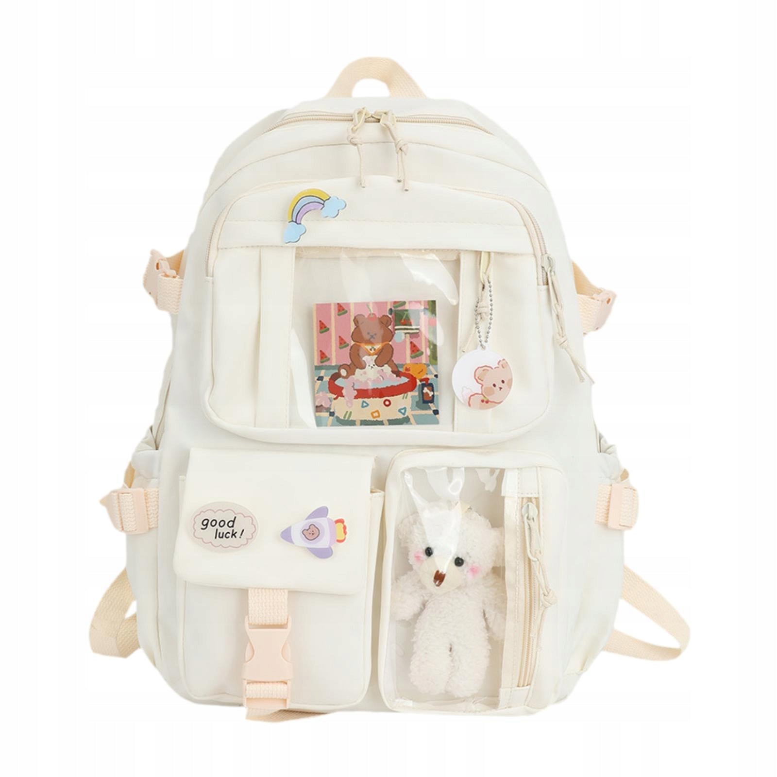 Women's Backpack Nylon Bag Portable Day Backpack for Birthday for St.