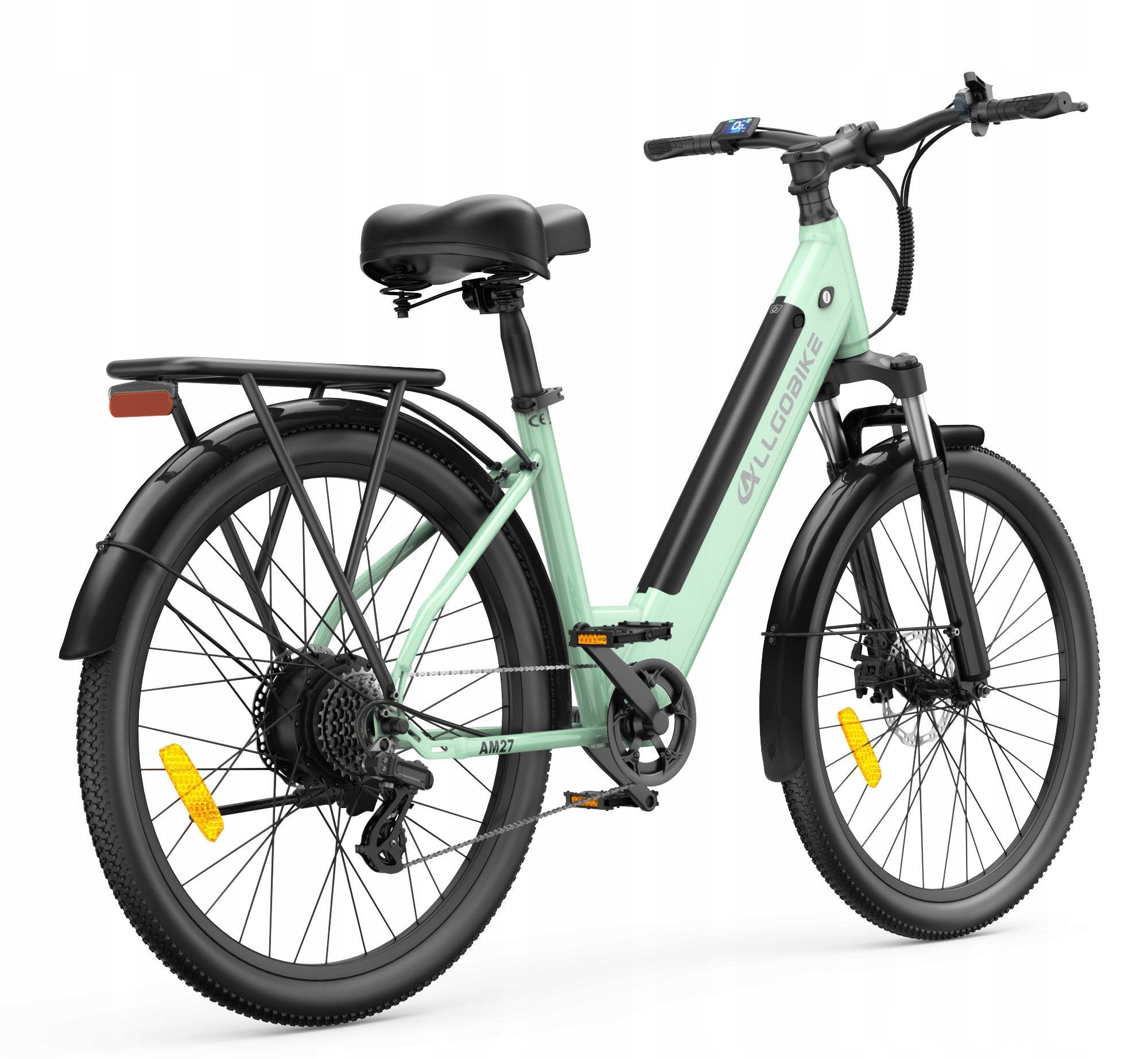 Women's Electric Bike 250W 15AH 100HP 27.5" E-BIKE Shimano 7 speed PL Foldability partially assembled, calibrated