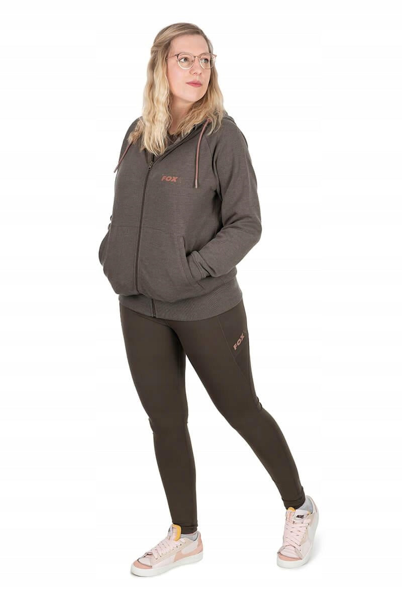 Women's Fishing Leggings Fox WC Green - L Color green