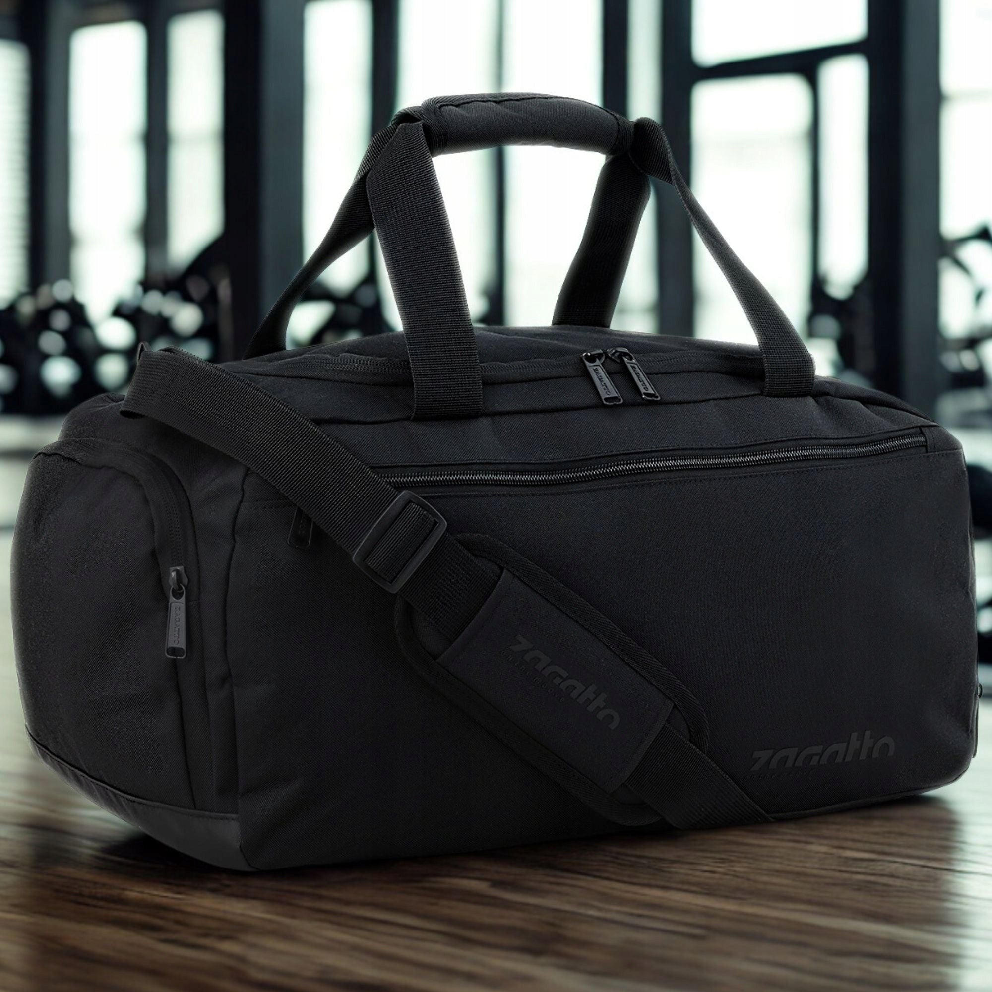 Women's Fitness Travel Sports Bag for Gym Training Black ZAGATTO Color black