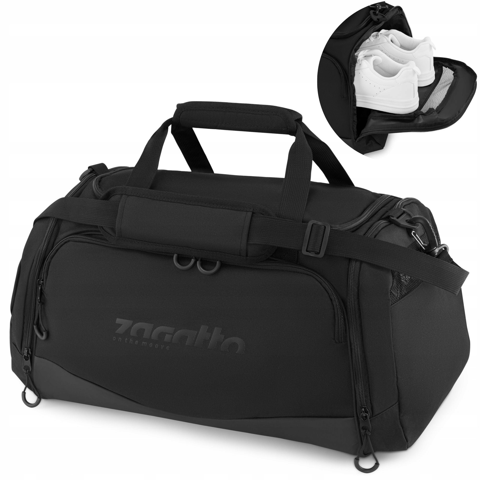 Women's Fitness Travel Sports Bag for Gym Training ZAGATTO