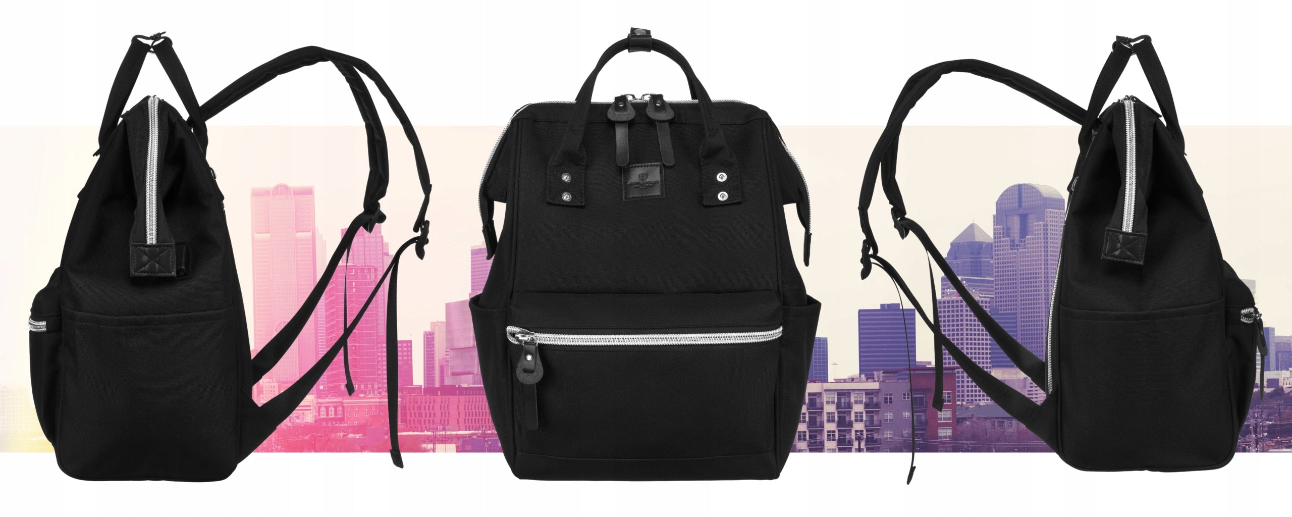 Women's Laptop Backpack with USB City Travel for Airplane Fashion Peterson Brand Peterson