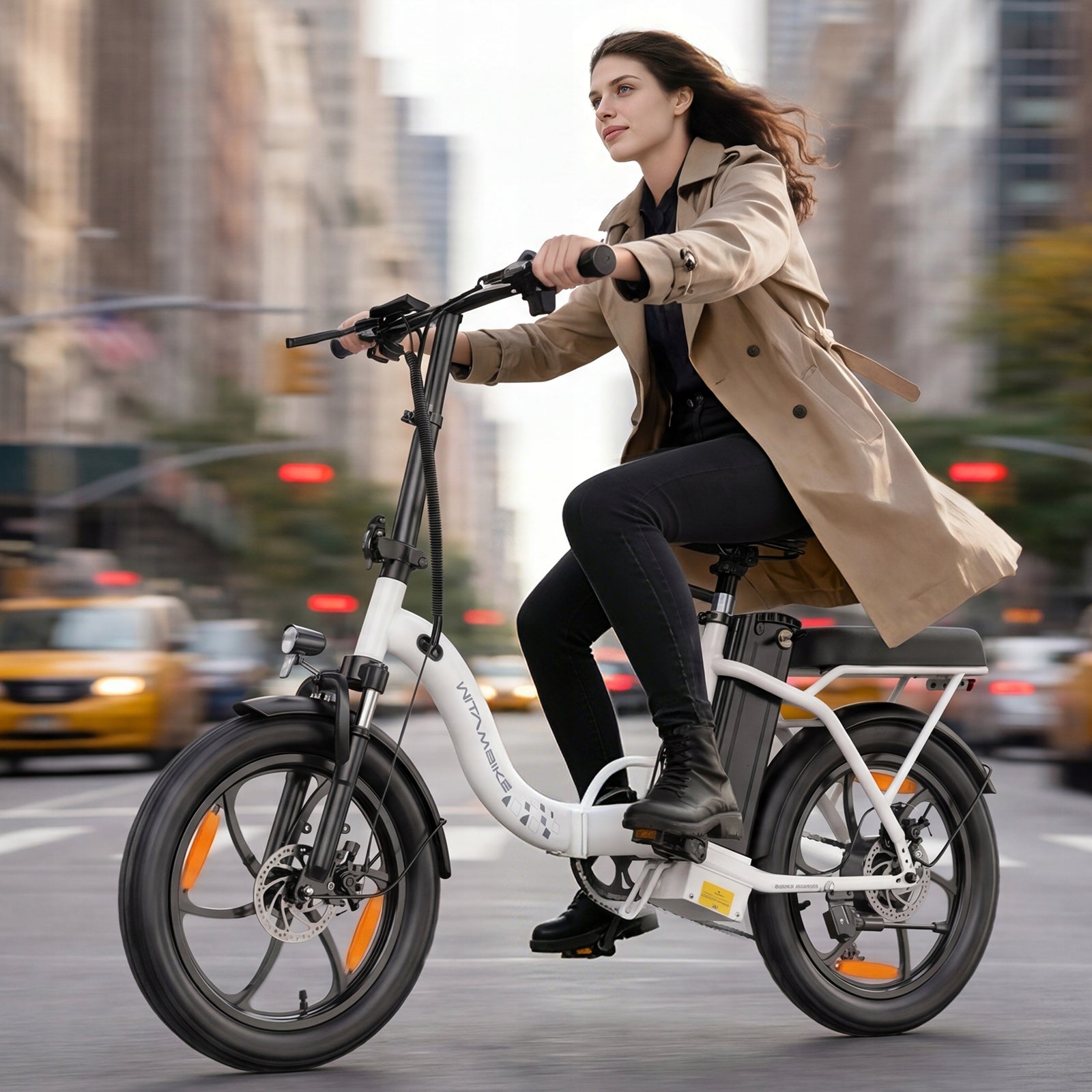 Women's/Men's WITAMBIKE 250W 16AH 100km Shimano Black PL Maximum rated power electric bike (under 250W)