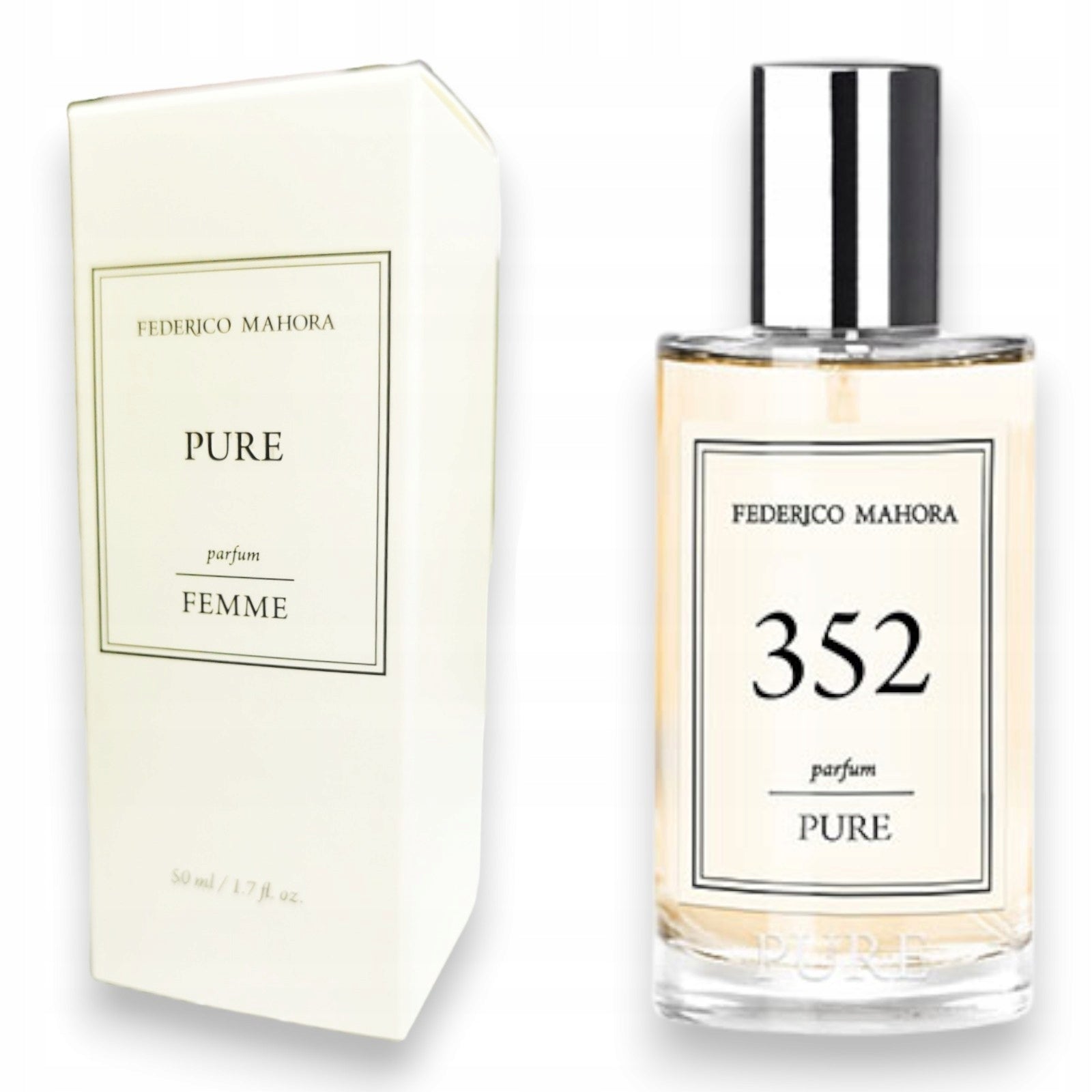Women's Perfume 352 PURE 20% 50ml Floral Orange Jasmine Honey Brand FM World
