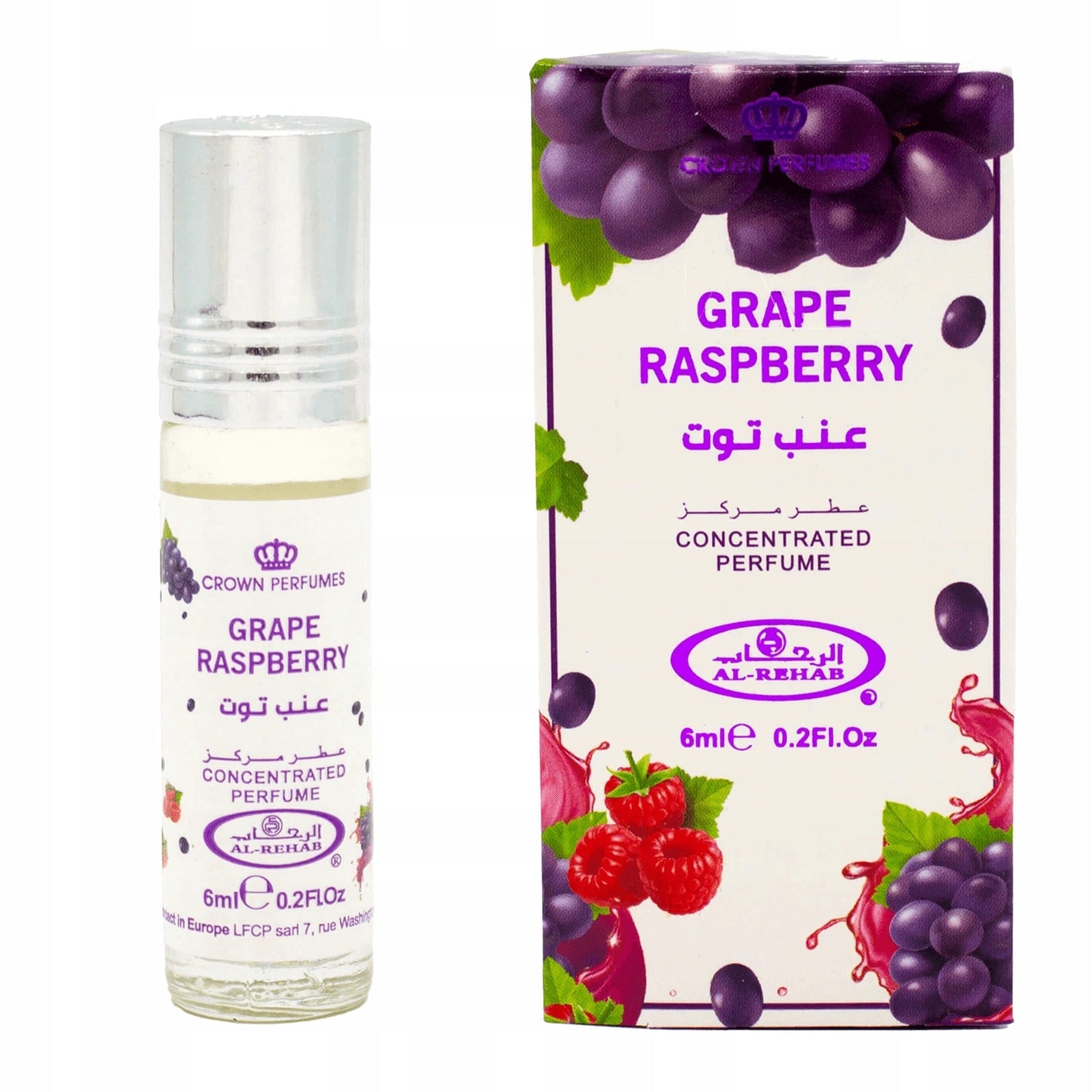 Women's Perfume Al-Rehab Grape Raspberry in Grape Oil Vertigo Packaging status original