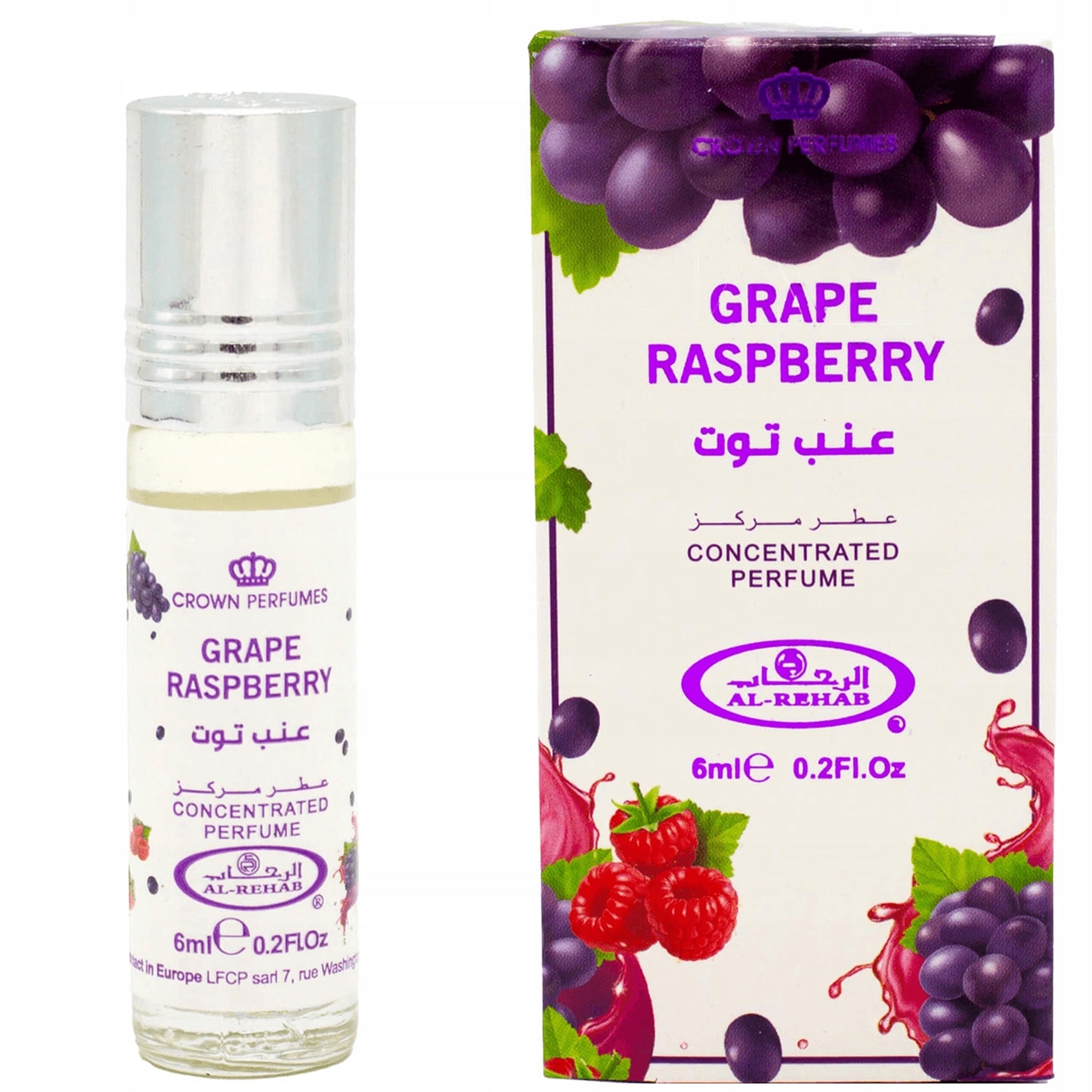 Women's Perfume Al-Rehab Grape Raspberry in Grape Oil Vertigo