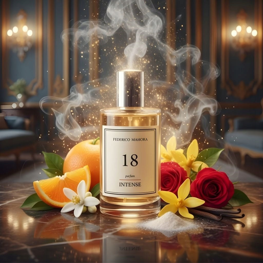 Women's Perfume FM 18 INTENSE 20% 50ml Chypre Orange Jasmine Musk Packaging status original