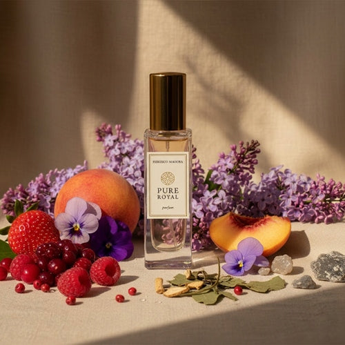 Women's Perfume FM 317 Pure Royal 20% 15ml Floral Violets Peach Packaging status original