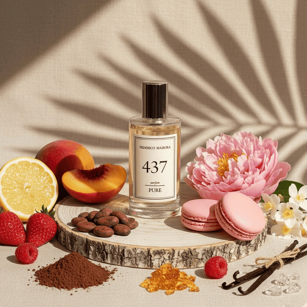 Women's Perfume FM 437 Pure 20% 50ml Floral Strawberry Fresh Cocoa Flowers Packaging status original