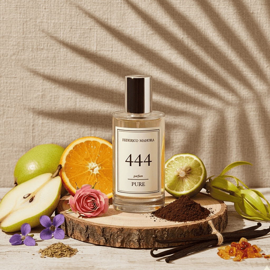 Women's Perfume FM 444 Pure 20% 50ml Floral Lemon Lily of the Valley Musk Packaging status original