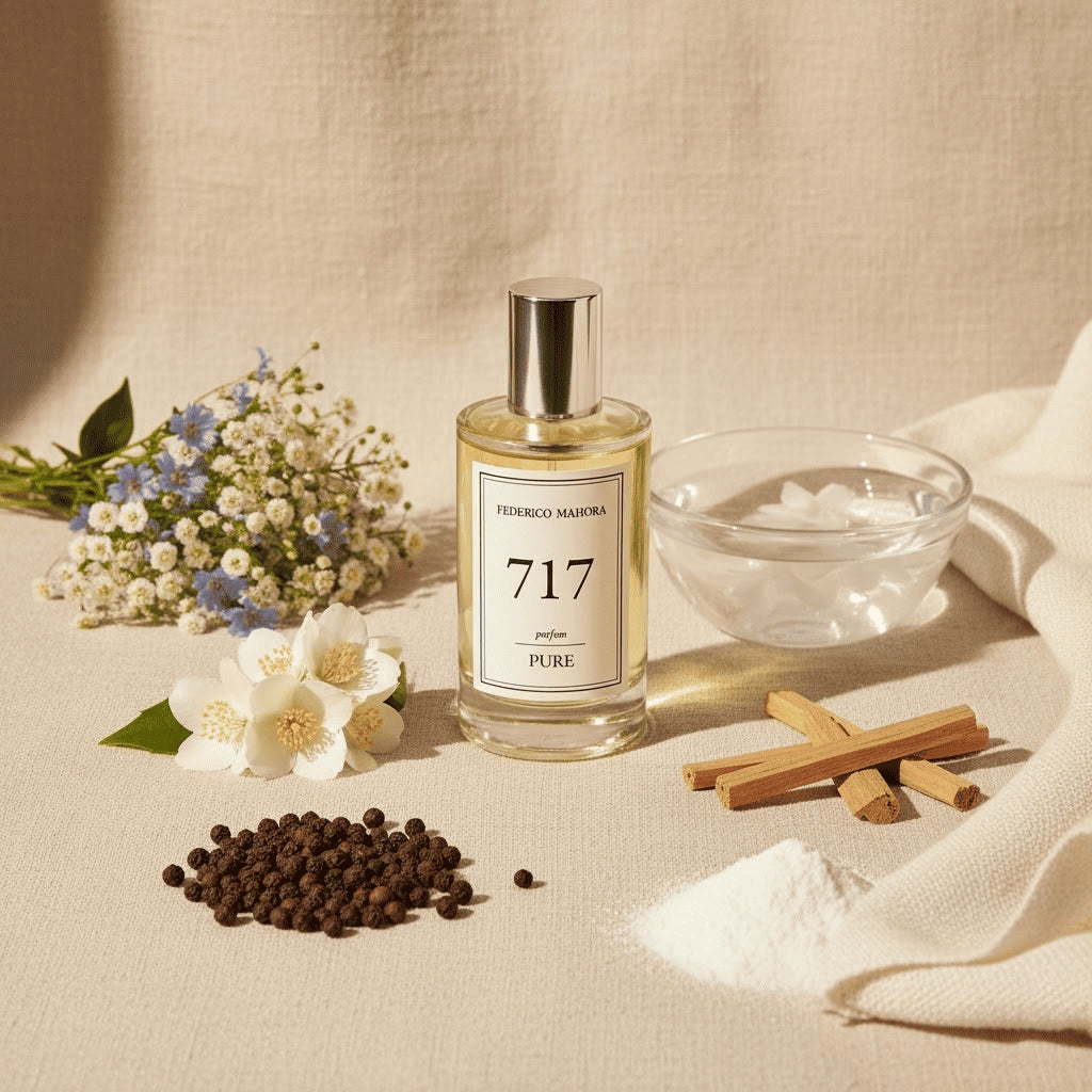 Women's Perfume FM 717 Pure 20% 50ml Oriental Pepper Flowers Jasmine Musk Packaging status original