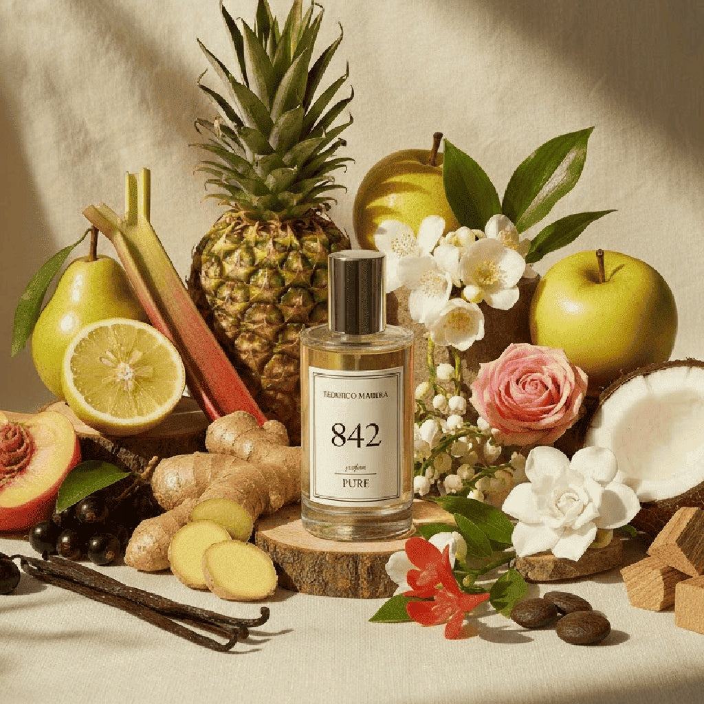 Women's Perfume FM 842 Pure 20% 50ml Floral Peach Rhubarb Freesia Packaging status original