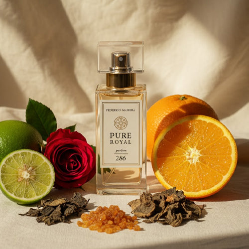 Women's Perfume PURE ROYAL 286 50ml Chypre Bergamot Rose Patchouli Ambra Packaging status original