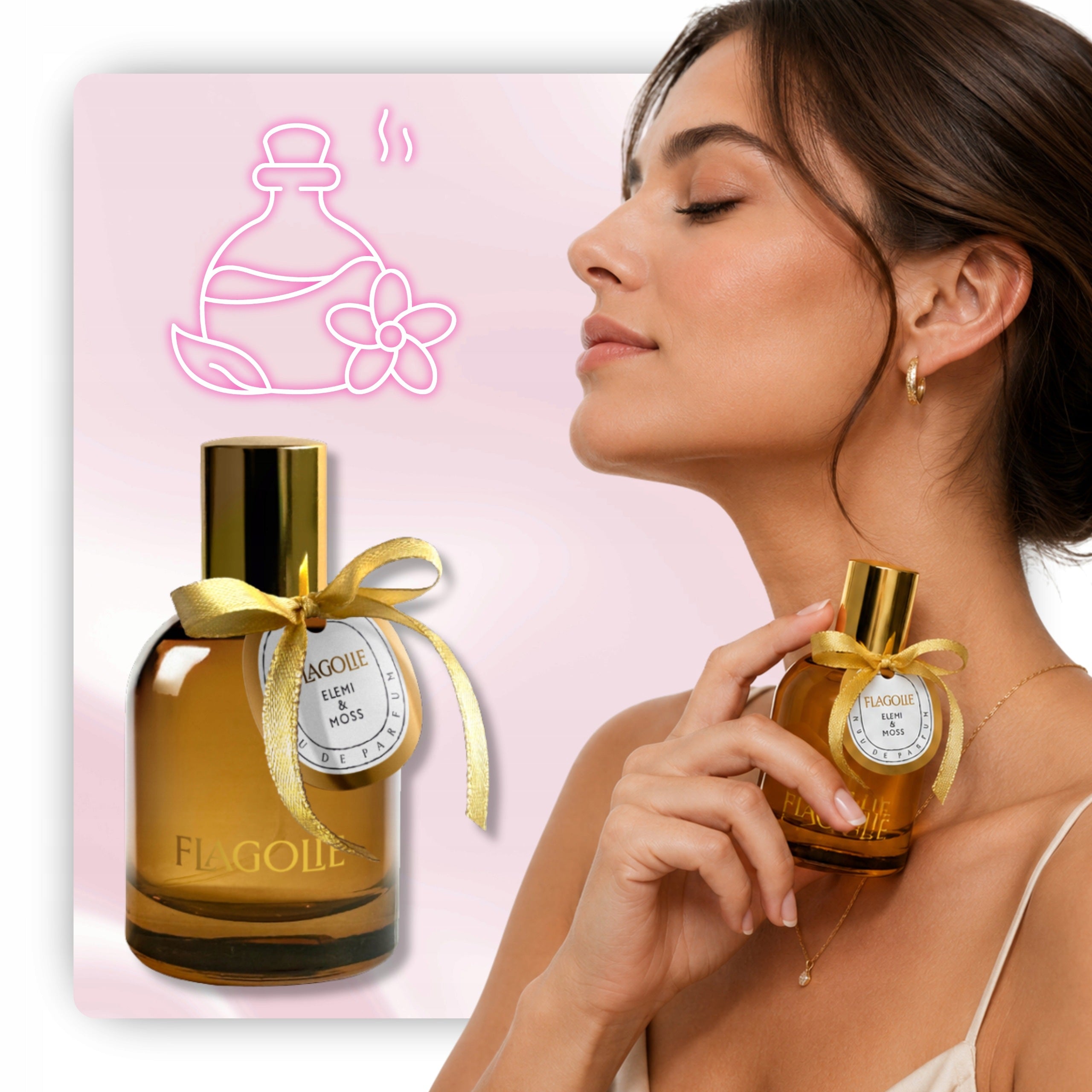 Women's Perfume Unisex Citrus Floral Elemi Moss Flagolie 50 ml Packaging status original