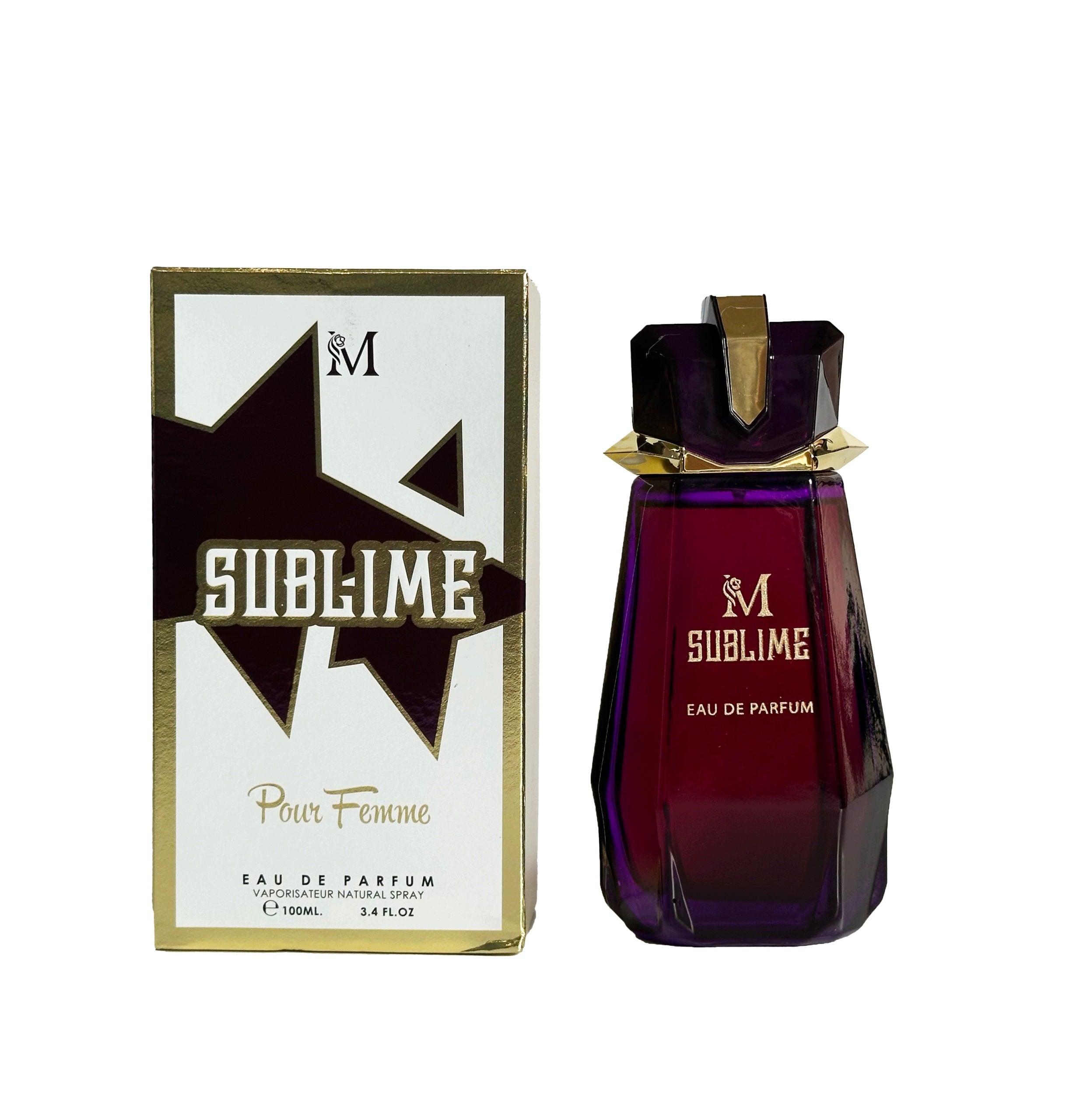 Women's Perfumed Water Sublime EDP 100ml Sensual Fragrance for Evening