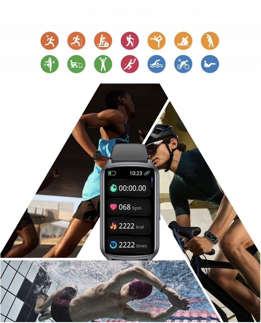 Women's Smartwatch AmzHero D26 Smart Watch Fitness Black PL Manufacturer code d26