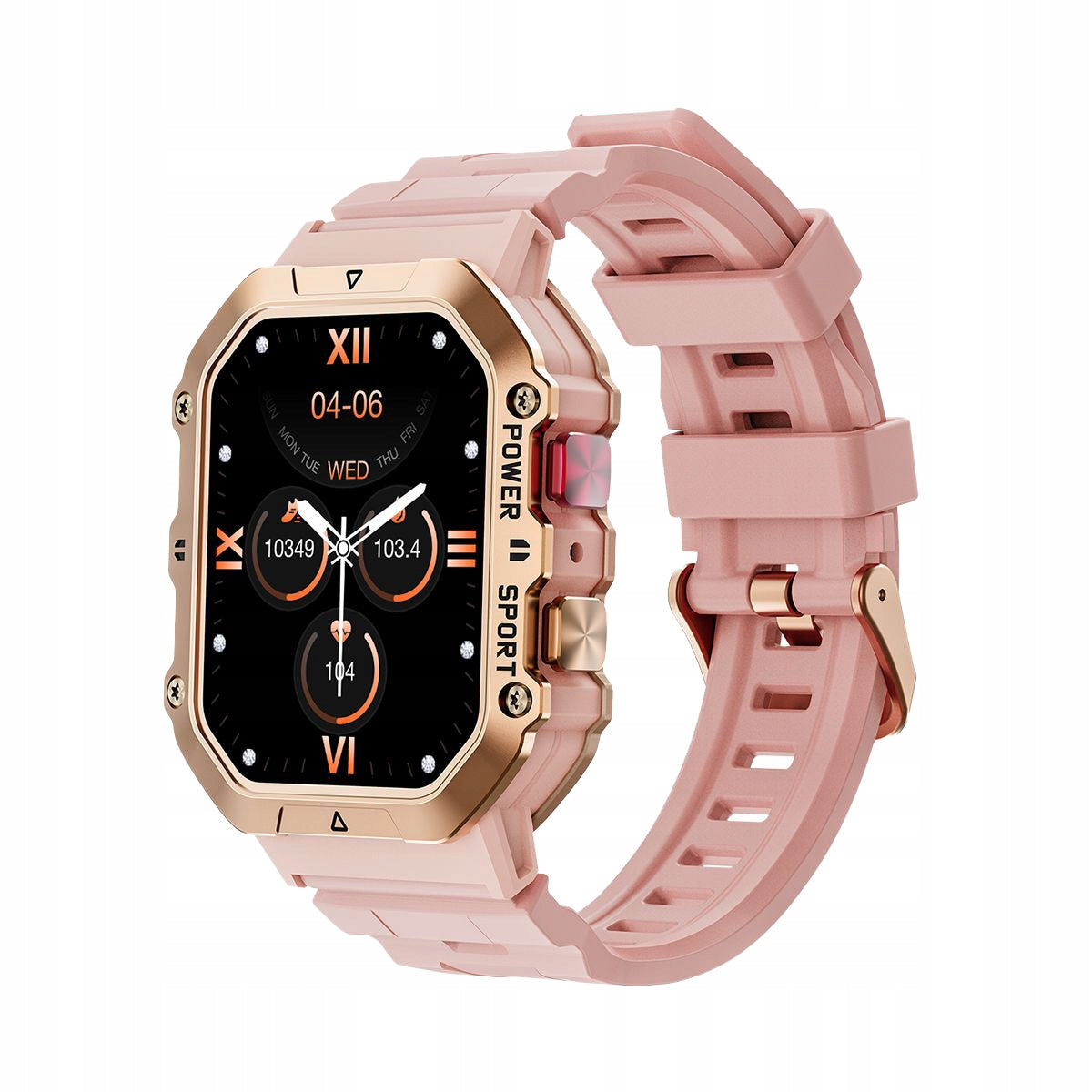 Women's Smartwatch Gold Conversation Sport Pressure AMOLED Waterproof EAN (GTIN) 5905692731773