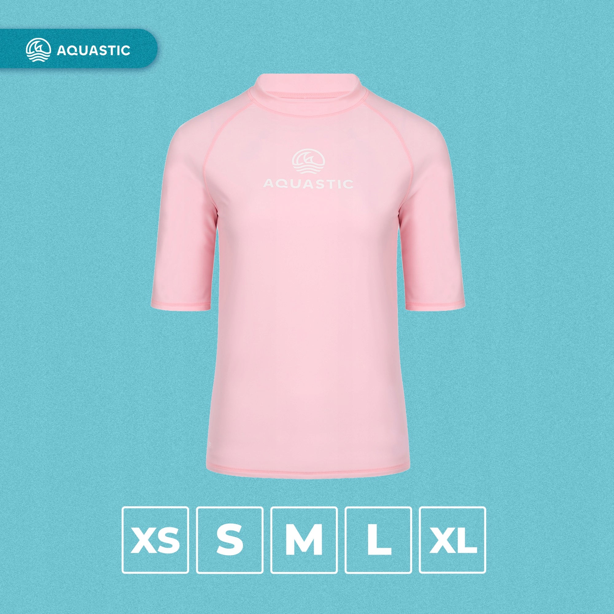 Women's T-shirt AQUASTIC Rimos WMNS UV 50+ UPF ELASTIC QUICK-DRYING M Manufacturer code AQS-B6AP003-PNK