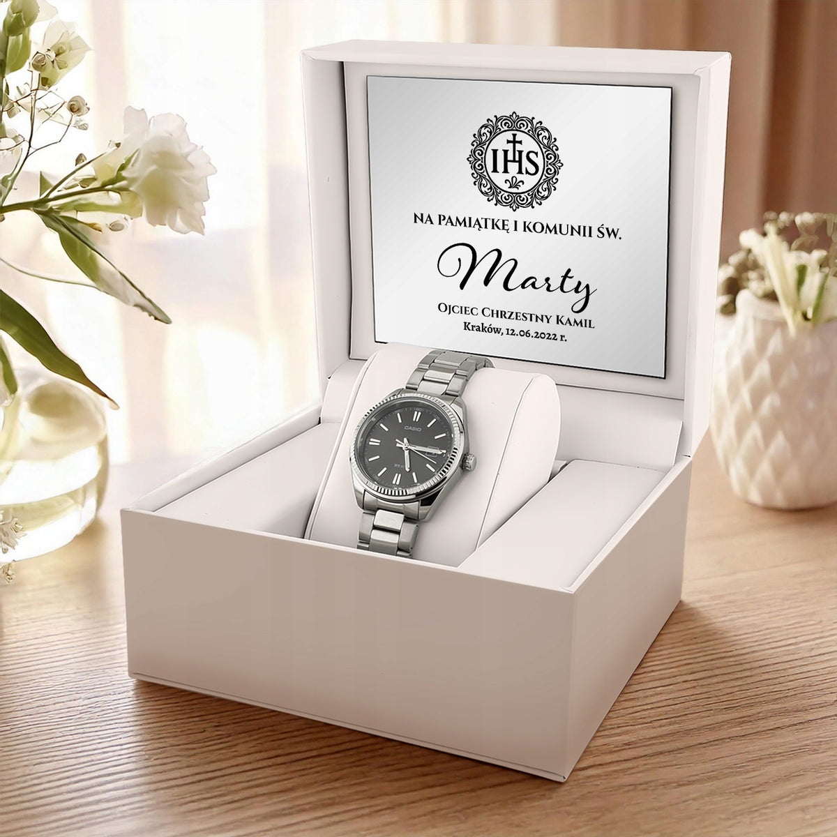 Women's Watch CASIO Gift First Communion Souvenir for Girls Batteries included yes